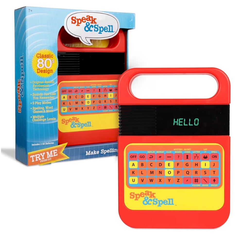Texas Instruments Speak & Spell - Red and Yellow